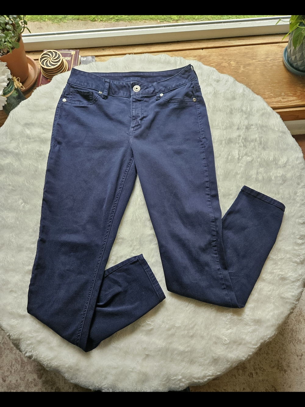 Maurices Navy Skinny Pants